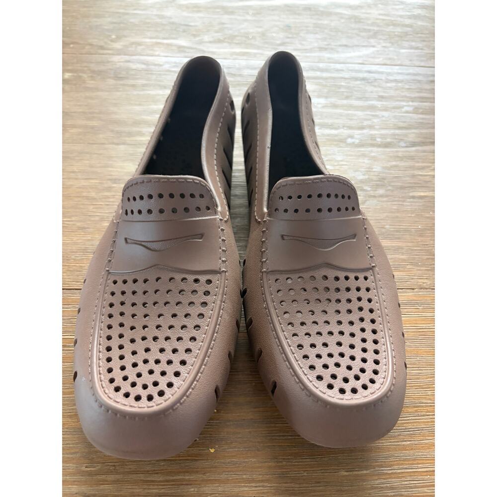 Floafers Brown Perforated Loafer Flats Women’s Size 10 Lightweight Comfort Shoes
